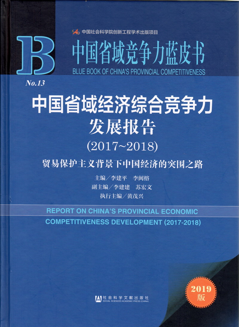 操逼网站免费大鸡巴中国省域经济综合竞争力发展报告（2017-2018）